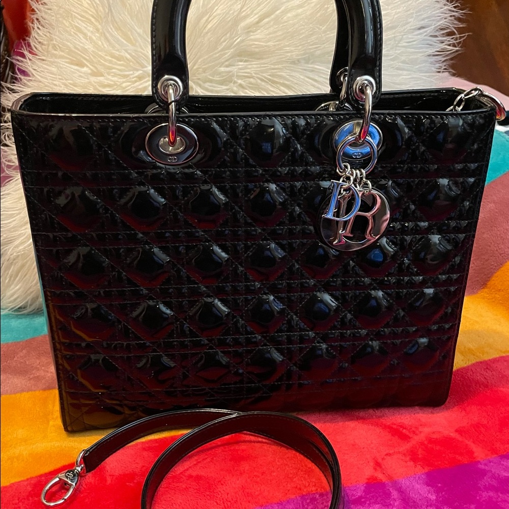 Lady Dior Patent leather bag SOLD